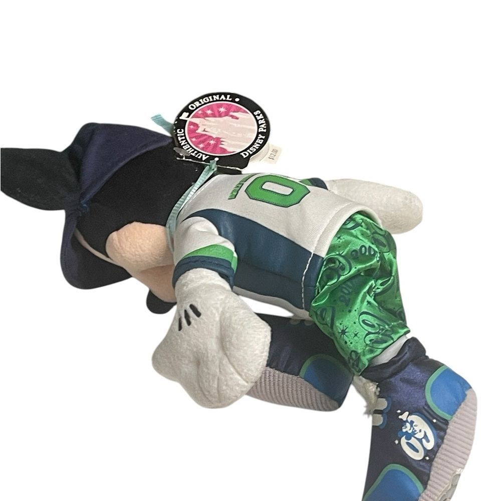 Disney 2009 Mickey Mouse Disney World 10”Plush Blue, White and Green Outfit - Picture 6 of 16